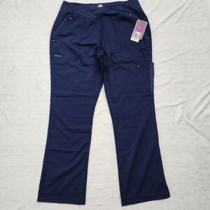 HEALING‎ HANDS Women's Large Navy Scrub Pants NWT Healthcare Uniform